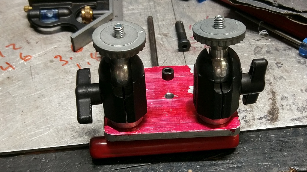 Camera Mounting Plate Drilled Out