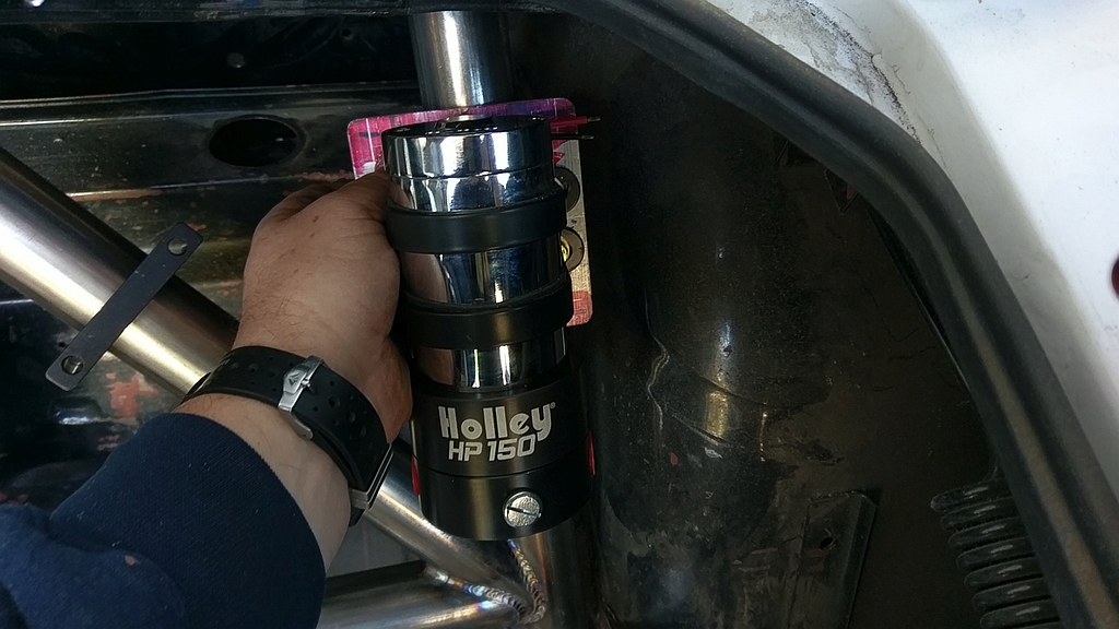 Fuel Pump and Roll Cage Test Mount