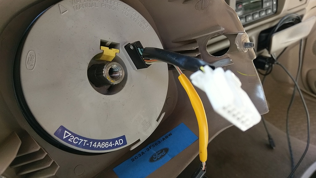 Steering Wheel Removed!