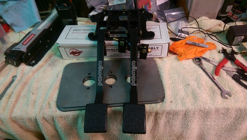 Older version of the pedal assembly