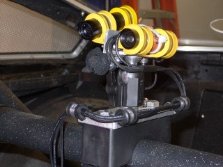Roll Bar Camera Mount with 2 bullet cameras