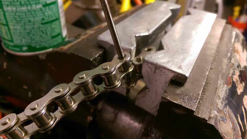 Punching out the Pin