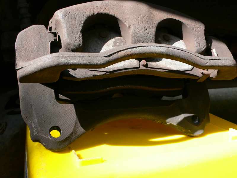Closer View of Explorer Brake Caliper
