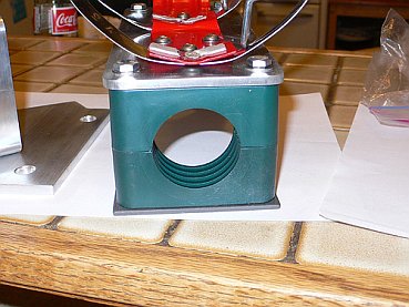 Vibration Mount Pipe Clamp Fire Extinguisher Bracket