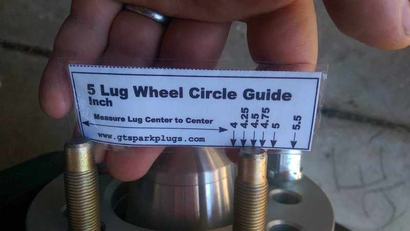 GTSparkplug Bolt Circle Gauge