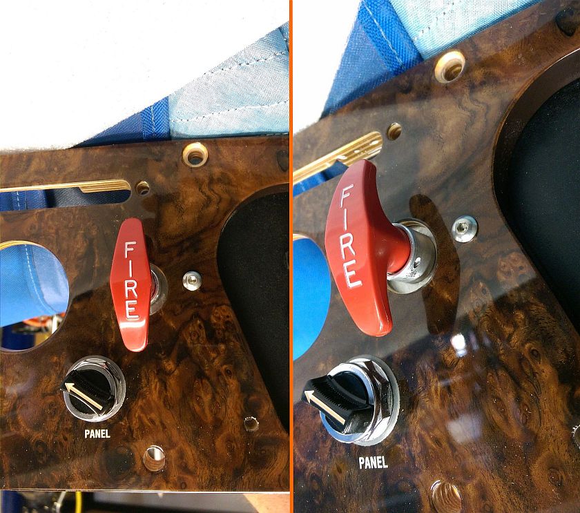 Tiger Halon Actuator - Installed