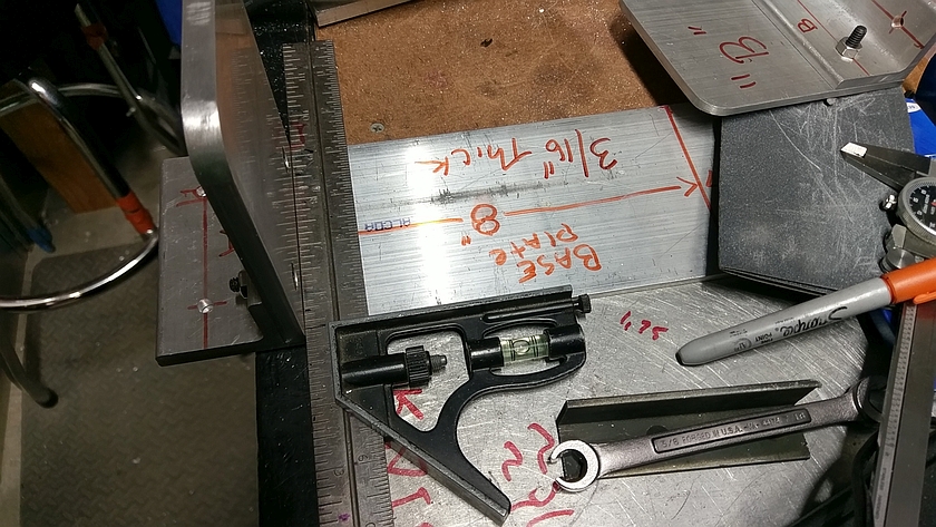 Squaring Off Motor Plate