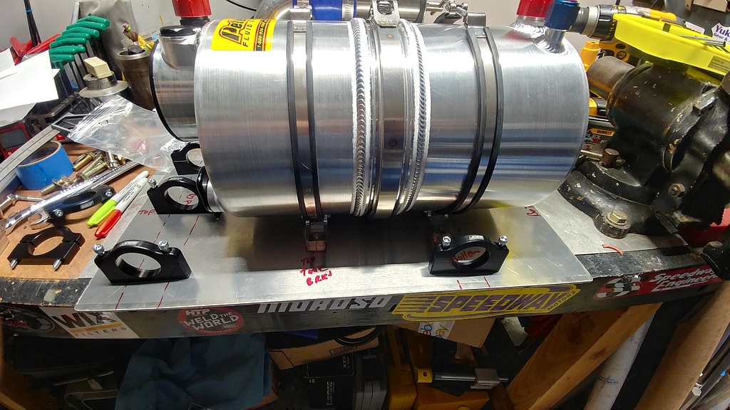 Measuring Dry Sump Tank Brackets