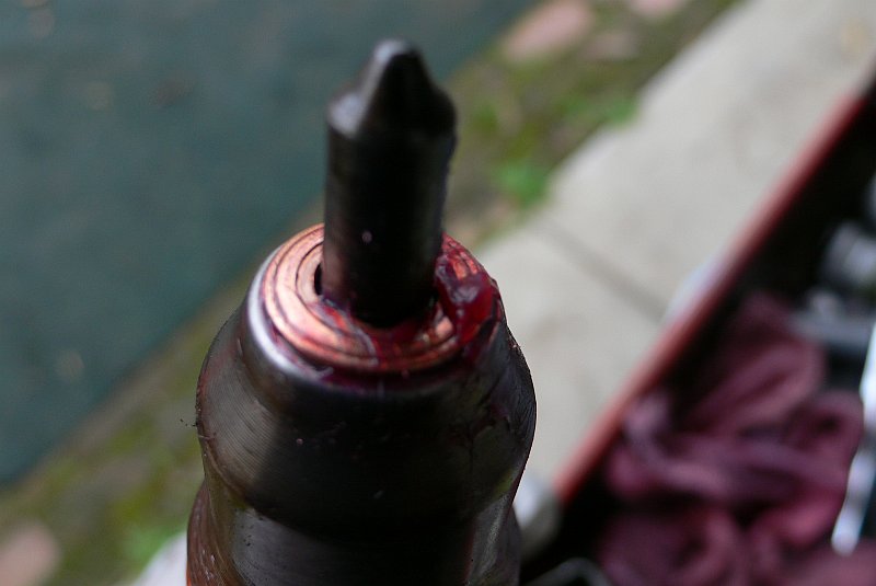 Installing New Crush Washer on Injector