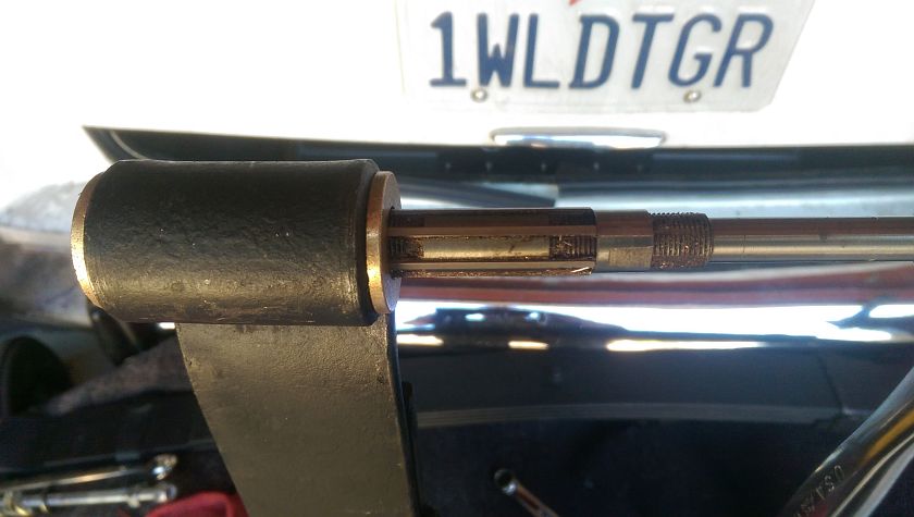 Sunbeam Tiger - Reaming Leaf Spring Bushings