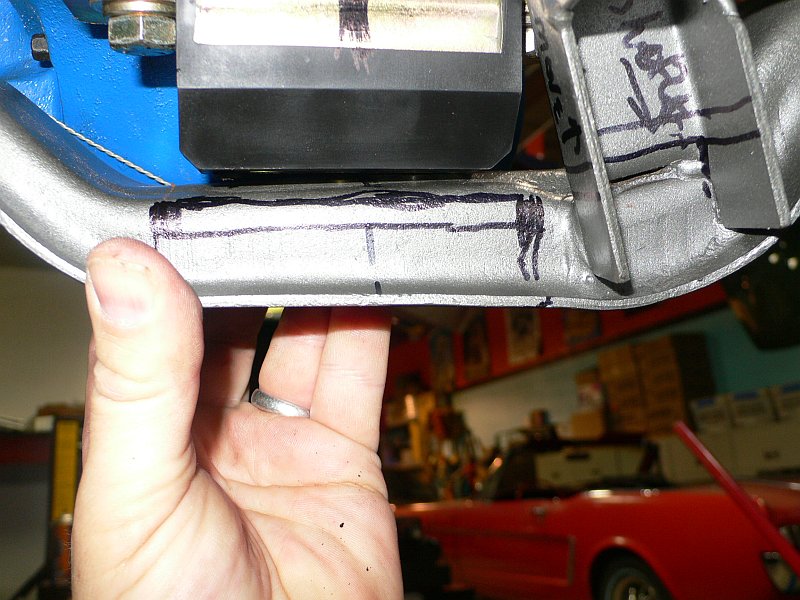 Mustang Cross Member Fitment