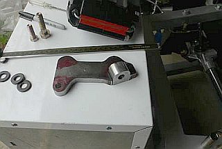 Tiger Pinto Spindle Bracket - Mocked Up