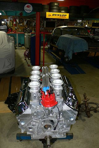 Dart 302 Aluminum Engine Mock Up