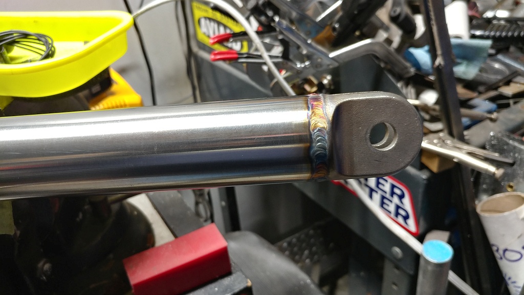 Welding Tuging to Tiger Clamp