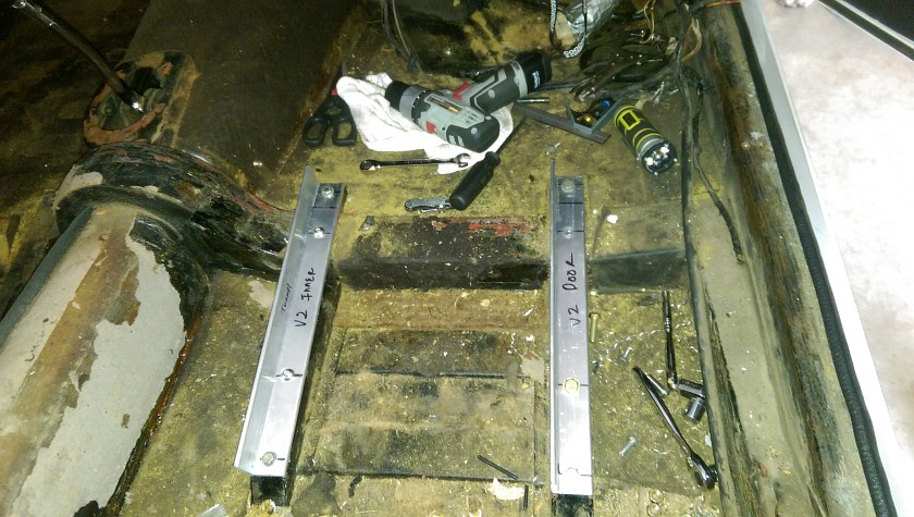 Passenger Seat Rail Orientation