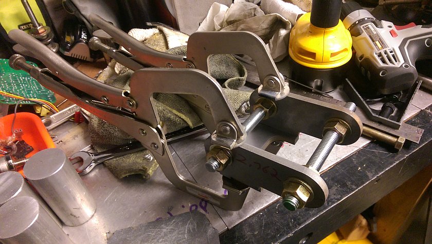 Tiger Shackle Clamped for Welding