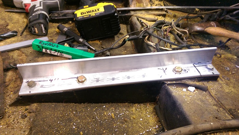 Sunbeam racing aluminum seat rail