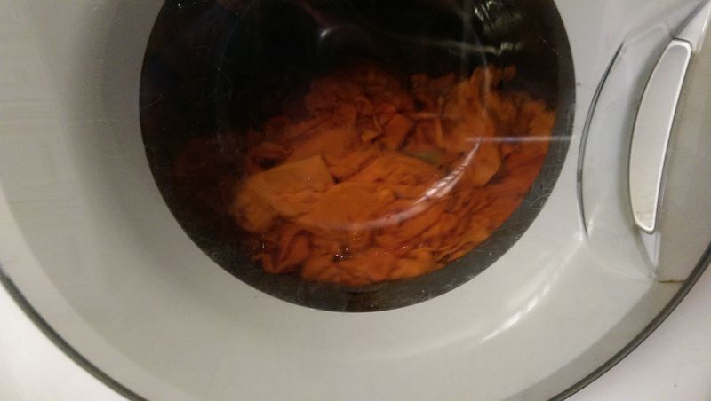 Washing and Drying the rags